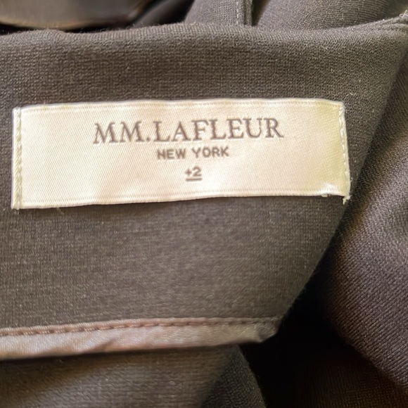 MM Lafleur Lydia Twist Strap Heather Gray Ponte Knit Sleeveless Sheath Dress +2 - Picture 8 of 10